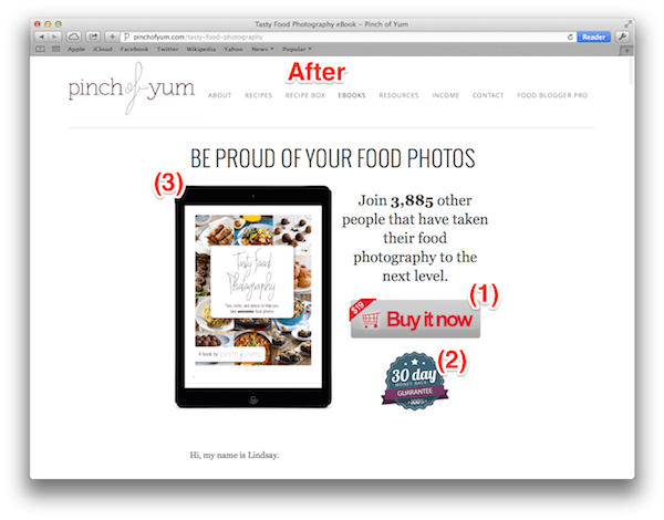 Above the Fold of Sales Page_After.