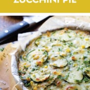 Sweet corn zucchini pie pin.